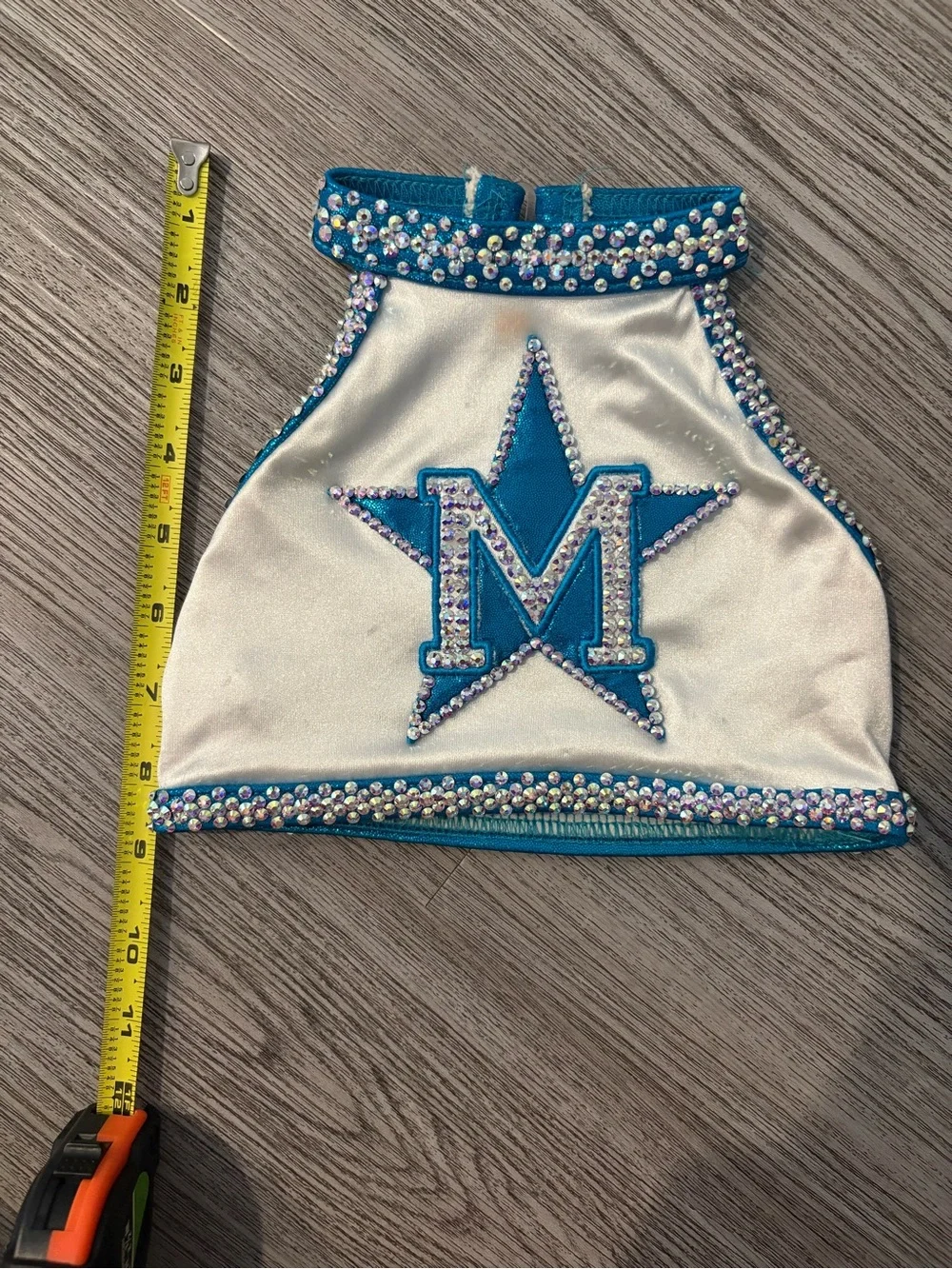 Blue and White Star Dance Costume Set for Kids